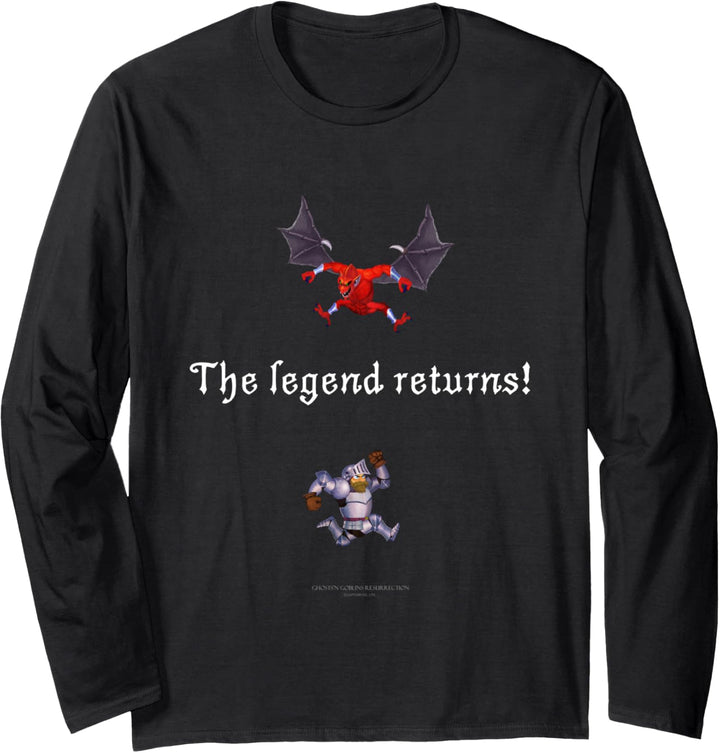 Ghosts 'n Goblins Resurrection　Arthur vs Red Arremer Langarmshirt