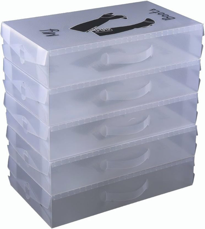 Schuhaufbewahrung Stiefelbox schuhkasten Stiefel 52x30x11cm, 5 St JLA191-5X