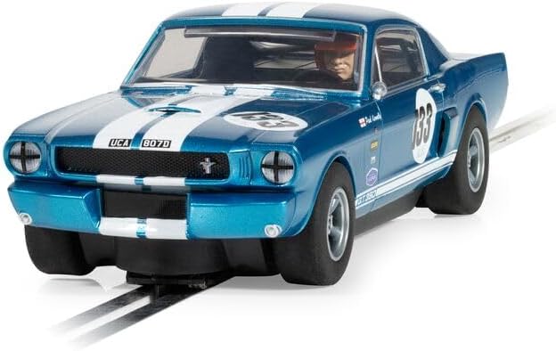 Scalextric Cars – C4517 Shelby Mustang GT350 – Paul Kenelly – Equipe GTS – Spielzeug-Schlitzauto zur