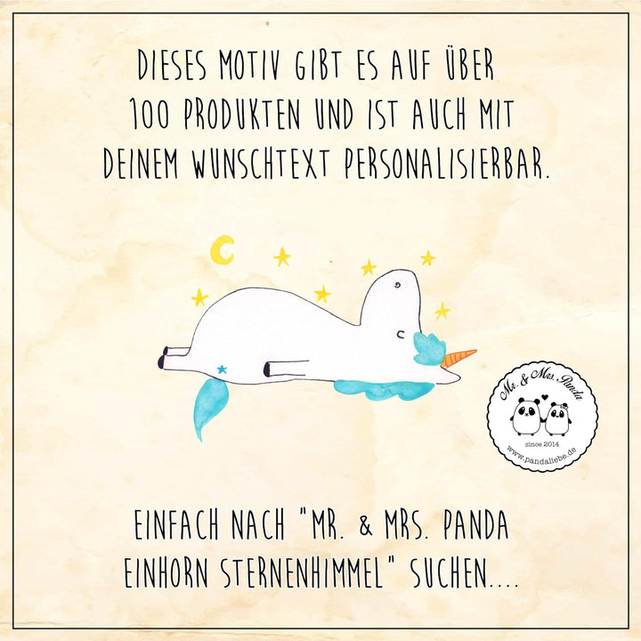 Mr. & Mrs. Panda Motiv WC Sitz Einhorn Sternenhimmel - Geschenk, Pegasus, Toilette, Klodeckel, Einho