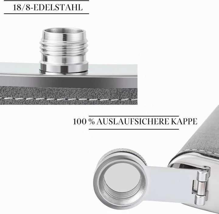 Geschenk für trauzeuge mann, Personalisierte Trauzeuge Geschenk Flachmann, Flachmann 8oz/237ml Edels