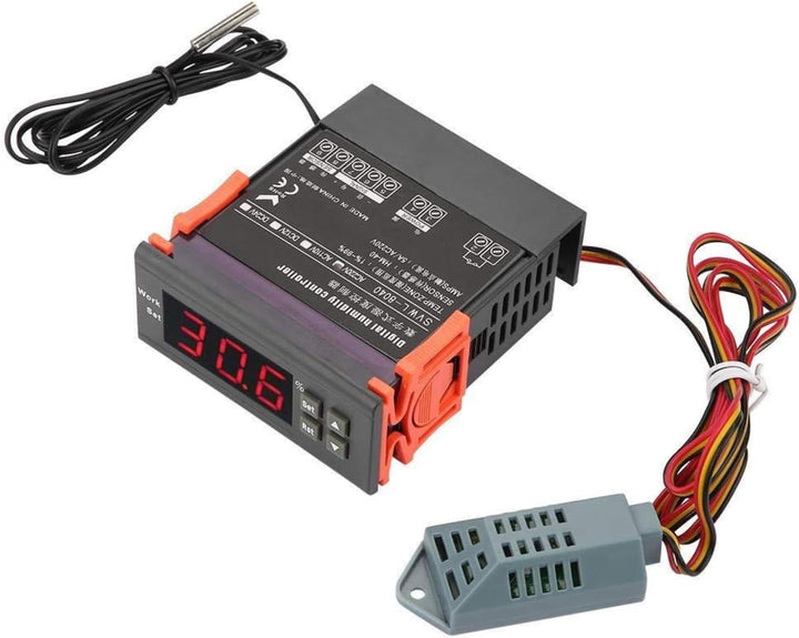 Broco Luftfeuchteregler Digital Control 220V WH8040 Bereich 1% -99% RH HM-40 Typ Sensor