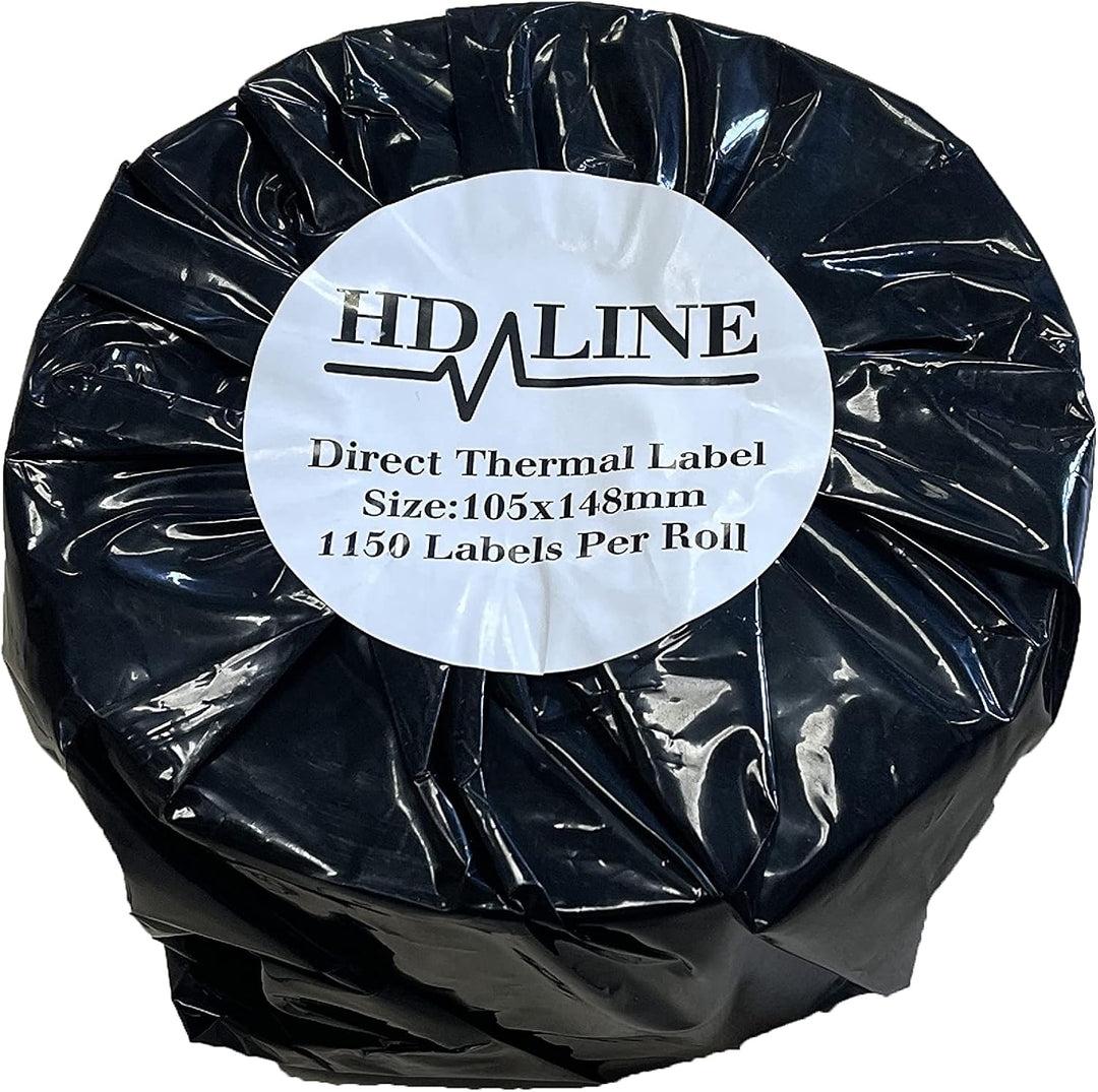 Leyf Versandetiketten/Etikett für 105 mm x 148 mm / 1 Rolle Pack-Etikett x 1150 St. Je Rolle = 1150