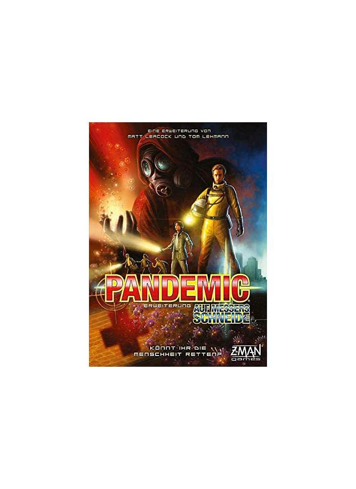 ZMan | Pandemic – Auf Messers Schneide | Erweiterung | Kennerspiel | Brettspiel | 2-5 Spieler | Ab 8