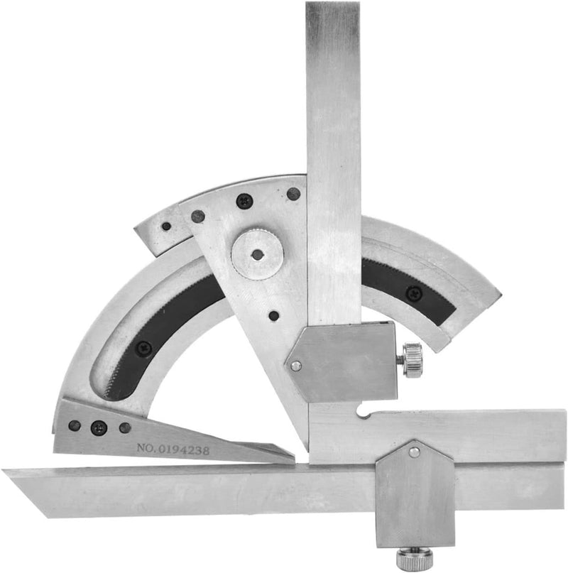 Universal Karbonstahl Nonius Winkelmesser 0-320° Präzisions-Winkelmesslineal Werkzeuge