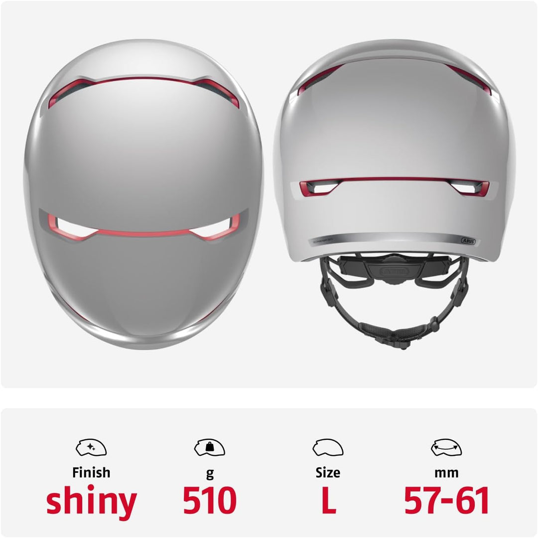ABUS Stadthelm Scraper 3.0 ACE - Robuster Fahrradhelm für den Stadtverkehr - für Damen und Herren L