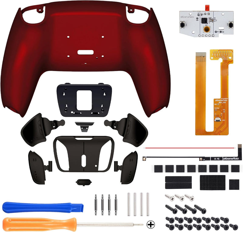 eXtremeRate Programmierbar RISE4 Remap Kit für ps5 Controller BDM-030/040,Real Metal Buttons(RMB) Re