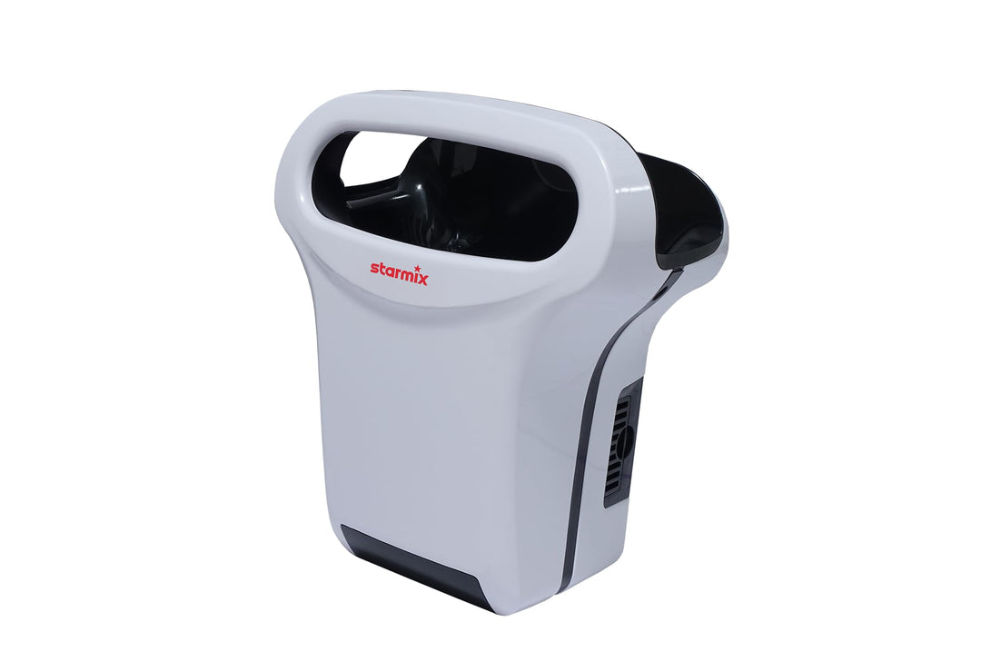 starmix XT 4000 Weiss - Elektrischer Händetrockner mit antimikrobiellen Kupferfiltern, 10-15s Trockn