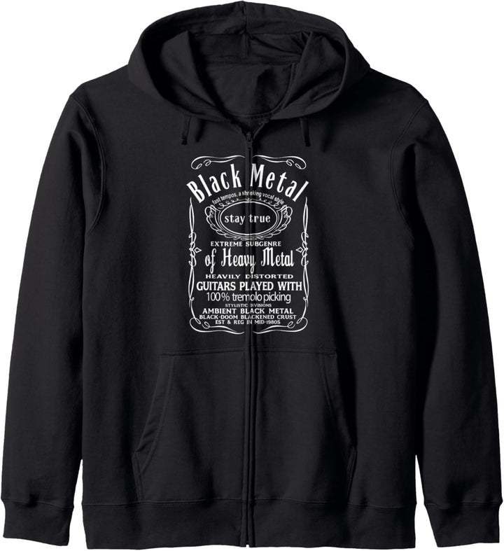 Black Metal Thrash Death Metal Gitarre Solo Heavy Metal Core Kapuzenjacke
