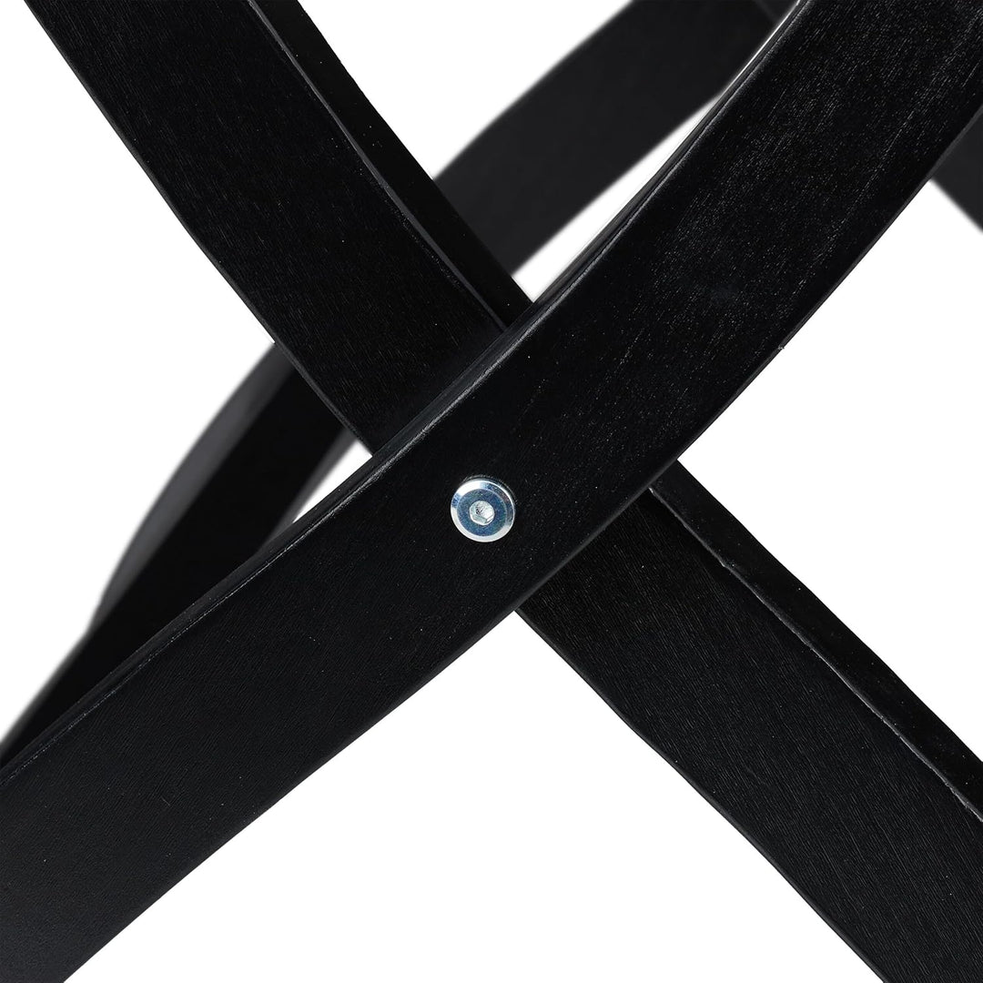 Relaxdays Kofferständer, klappbar, Gepäckständer mit Wandschutz, HxBxT: 75x60x41 cm, Kofferablage, H