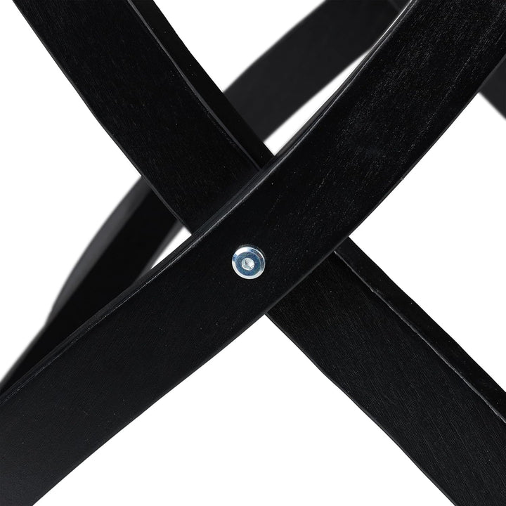 Relaxdays Kofferständer, klappbar, Gepäckständer mit Wandschutz, HxBxT: 75x60x41 cm, Kofferablage, H