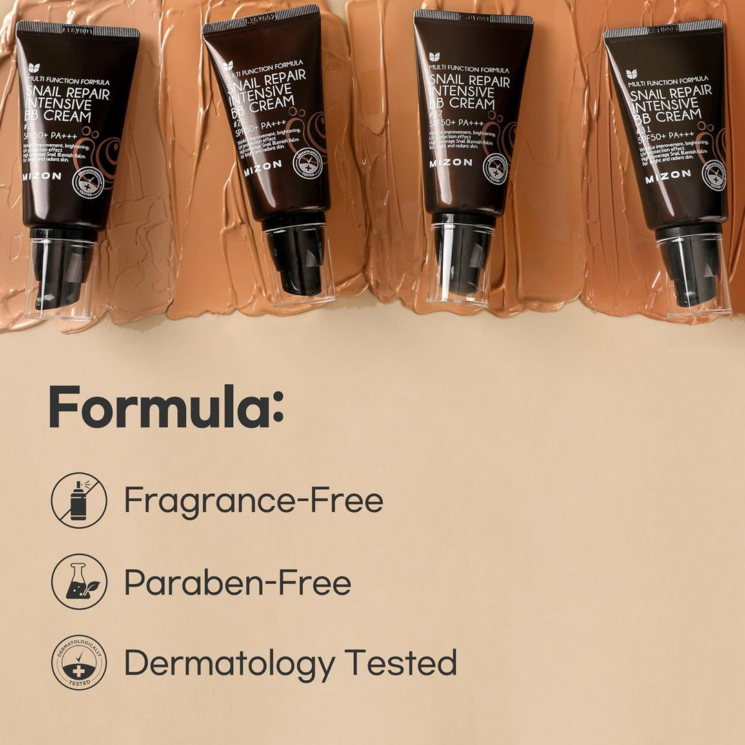 [MIZON] SNAIL REPAIR INTENSIVE BB CREAM (#27) Koreanische Hautpflege - mit Schneckenschleimfiltrat -