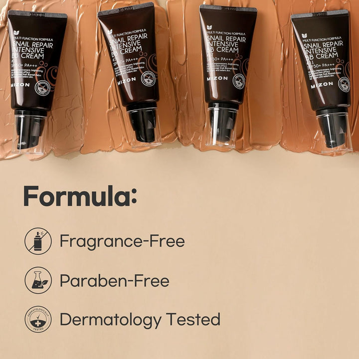 [MIZON] SNAIL REPAIR INTENSIVE BB CREAM (#27) Koreanische Hautpflege - mit Schneckenschleimfiltrat -