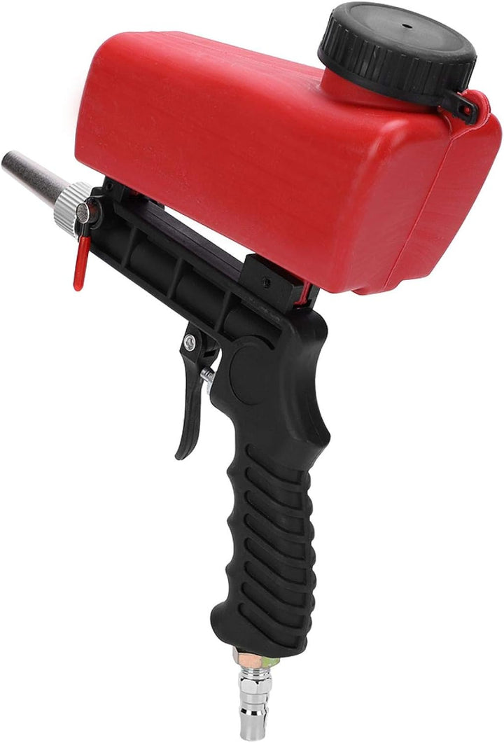 Sandstrahlmaschine, 1/4 Zoll pneumatische Sandstrahlmaschine 90PSI Hand Sandstrahlmaschine 700 ml fü