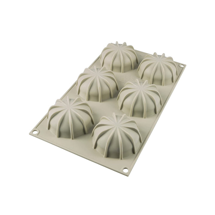 silikomart 198735 3D-Backform Mini Goccia, 6er-Form, Grau, 18 x 33 x 4 cm, MINI GOCCIA