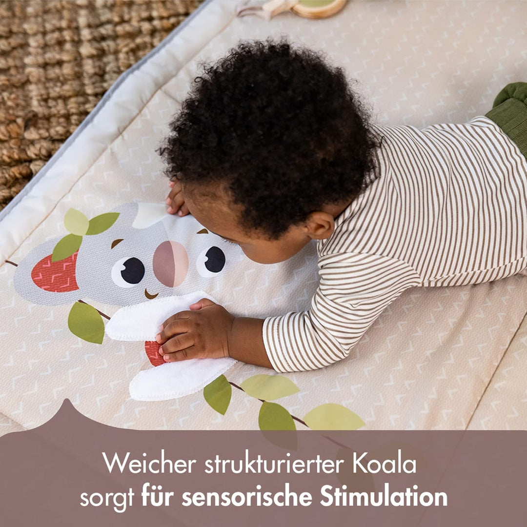 Tiny Love Boho Chic XL Super Mat, Extra grosse Spieldecke, Weiche Babymatte, Mit Holzspielzeug, 0m+