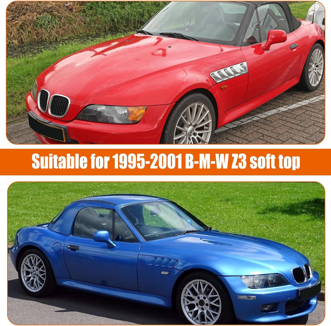 Halbgarage für BMW Z3 1995-2001, 420D Oxford, wasserdichte Auto-Abdeckung, Allwetterschutz, Sonnen-,