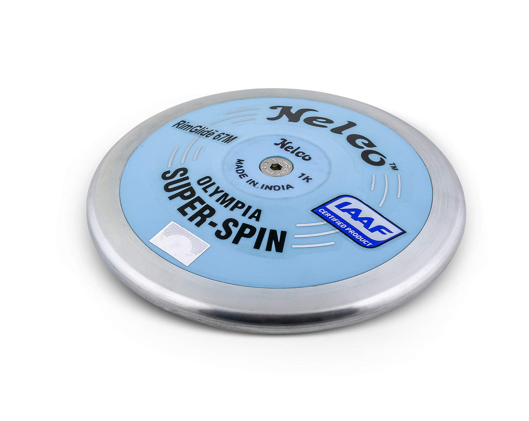 Nelco Wettkampfdiskus Super Spin RimGlide 67M - 1,00 kg bis 2,00 kg, 1,00 kg