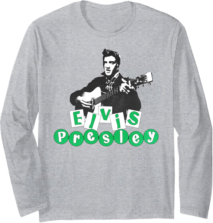 Elvis Presley Official Blocks Langarmshirt