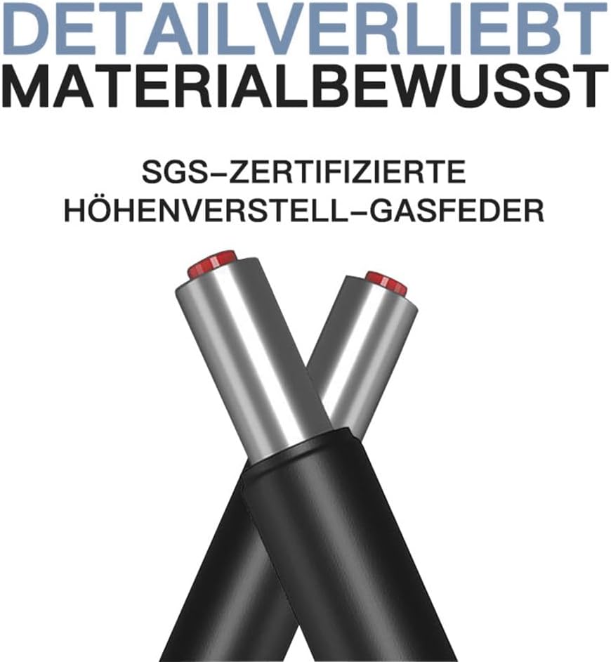 Leder Ergonomische Schreibtischstuhl-Bürostuhl, 360 ° Schwenk Mit Hoher Dichte, Höhepunkt, Höhe Eins