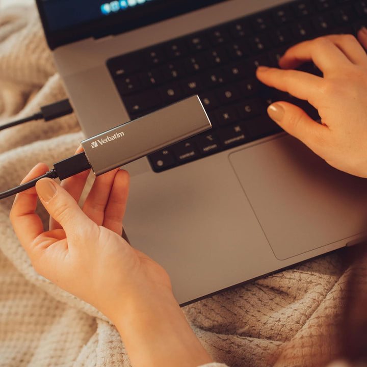Verbatim Vx500 externes SSD-Laufwerk 120 GB, mit USB 3.1 Gen 2, externer Speicher für superschnellen