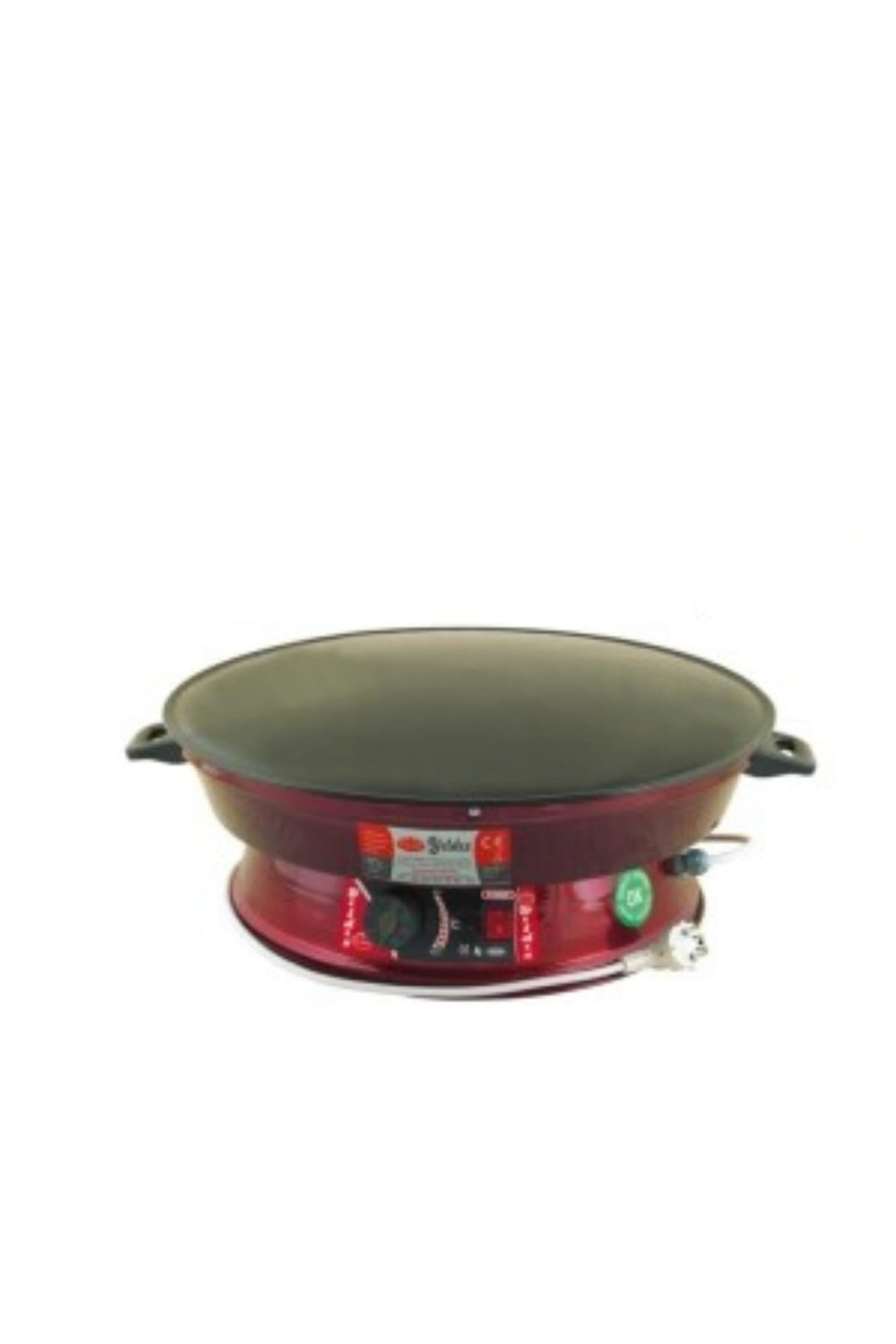 J-181 Elektrische Thermostat-Platte 50 cm | 2000W, Einstellbare Temperaturkontrolle, Für Brot, Gözle