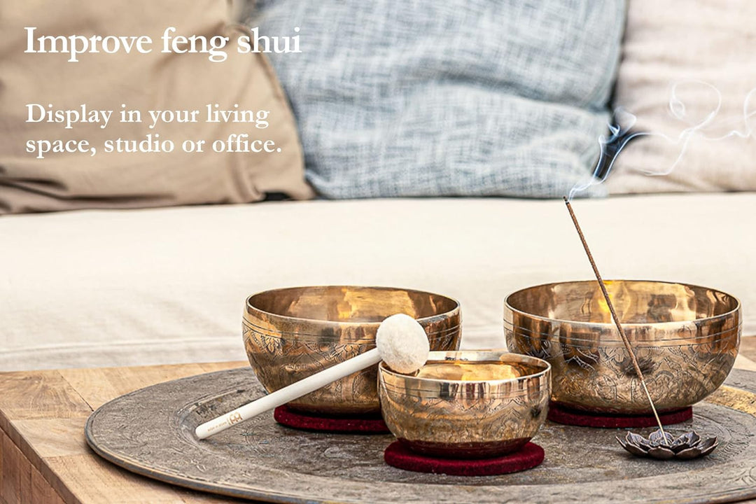 Sonic Energy Engraved Singing Bowl – 1.000g Klangschale für Yoga, Meditation, Deko – mit feiner Grav