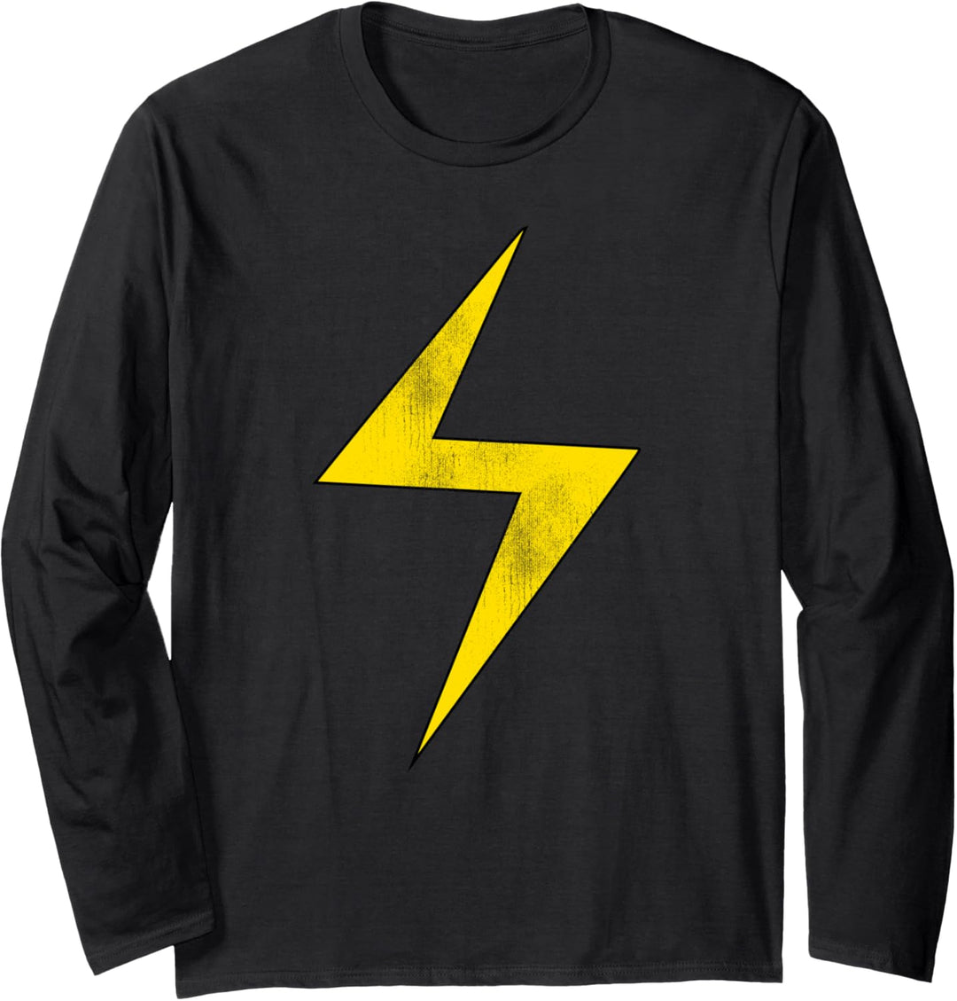 Marvel Ms. Marvel Lightning Bolt Icon Langarmshirt