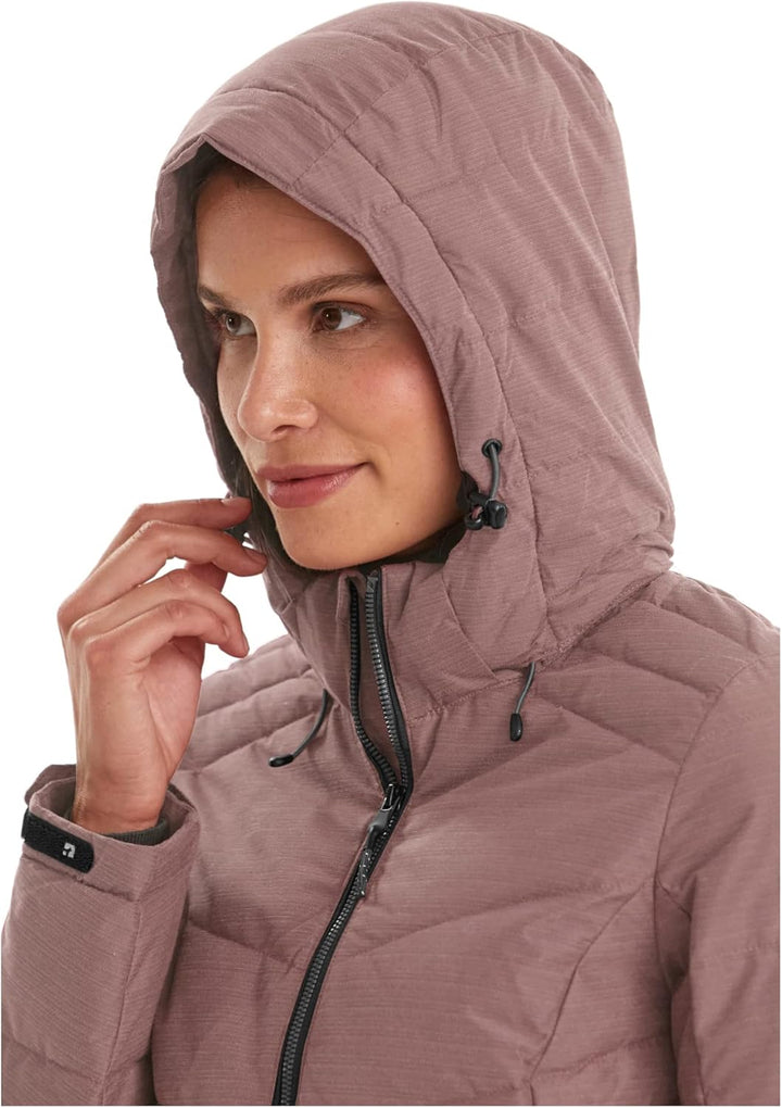 Killtec Damen Steppjacke Jacke in Daunenoptik mit abzippbarer Kapuze KOW 149 WMN QLTD JCKT wasserabw
