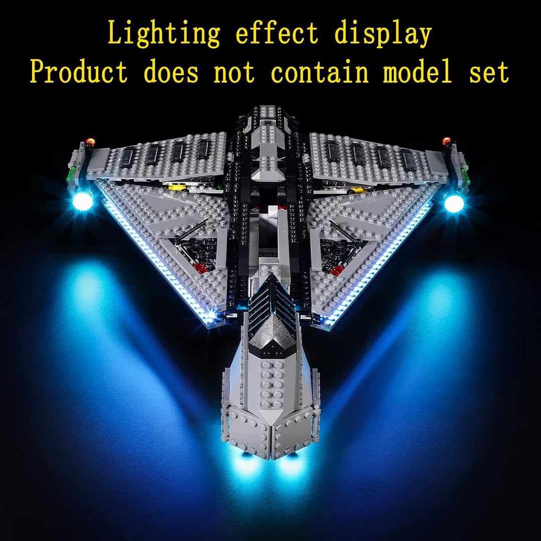 GEAMENT LED Licht-Set Kompatibel mit Lego Die Justifier - Beleuchtungsset für Star Wars 75323 Baumod