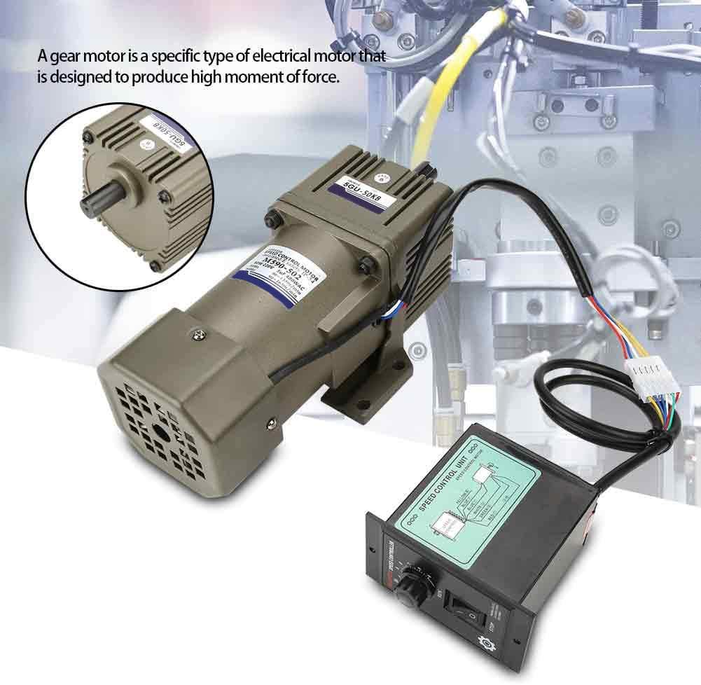 Wechselstrom-Getriebemotor, einphasiger 220V-Asynchronmotor M590-502 Getriebe 90~1650rpm Motor Einst