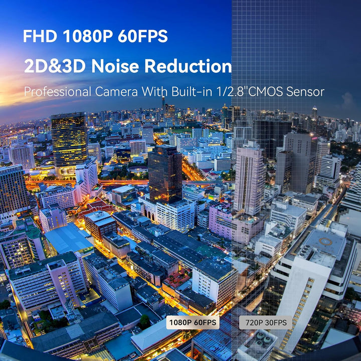 Tenveo NDI PTZ Kamera 20x Optischer Zoom mit AI Auto-Tracking, HDMI/LAN/USB3.0 PoE, FHD 1080P 60FPS