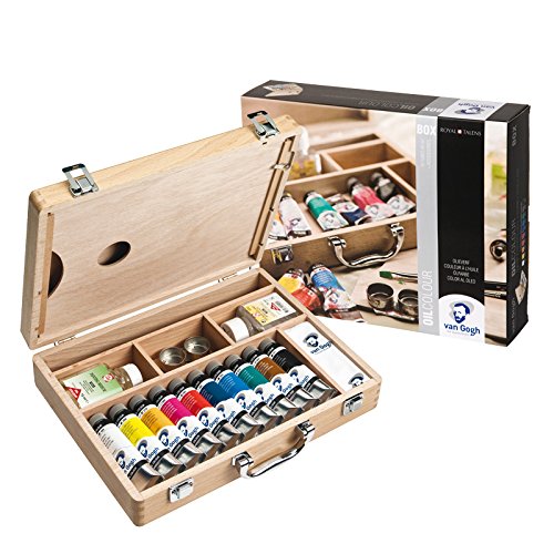 CREATIV DISCOUNT NEU Van Gogh Ölfarbe Basis-Malkasten, 10x40 ml