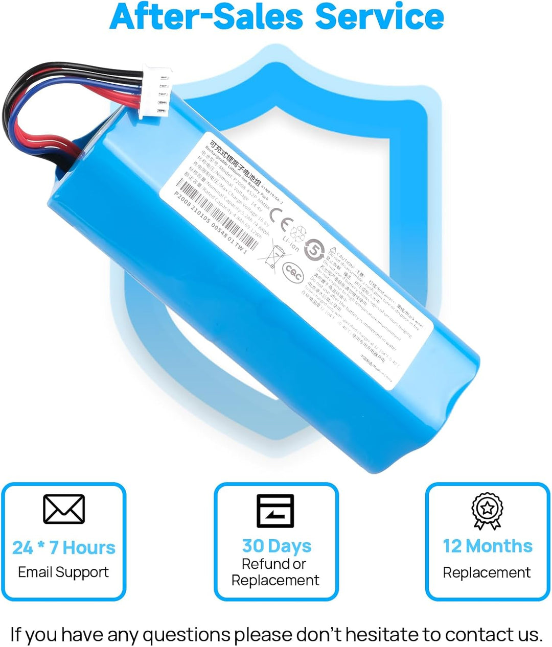 5200 mAh Akku Kompatibel mit Ecovacs Deebot T5 T8 T8+ T9 T9+ Deebot T10 T9 Ozmo 950 DX65 DX93 DX96,