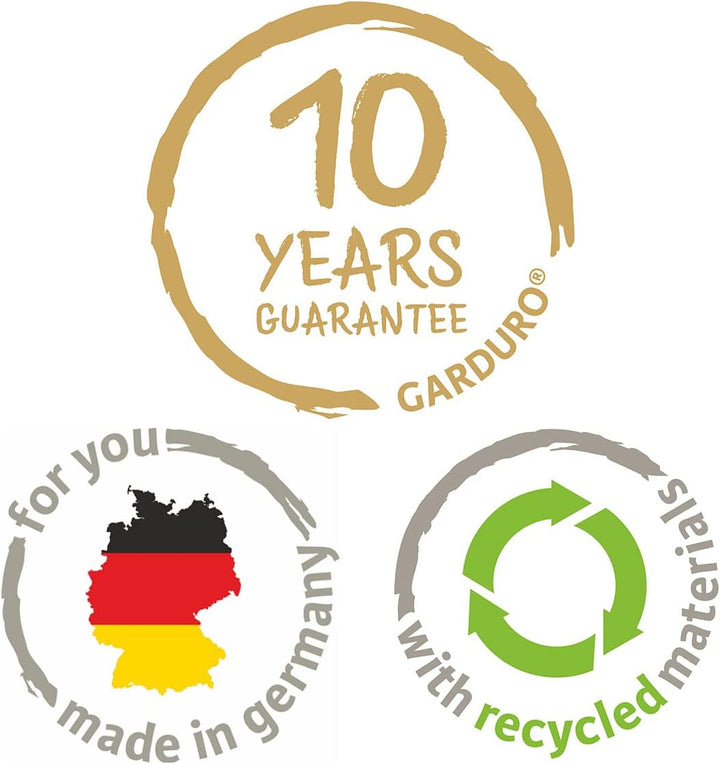 Scheurich Barceo Bowl 40, Pflanzschale/Blumentopf/Pflanzenschale, rund, Farbe: Stony Black, hergeste