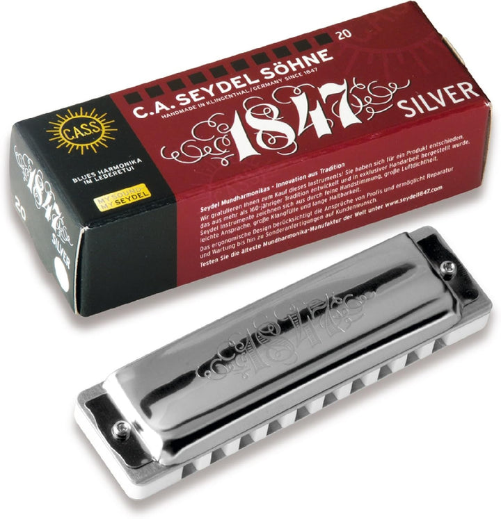 Seydel Blues 1847 Silver D Silber, Silber