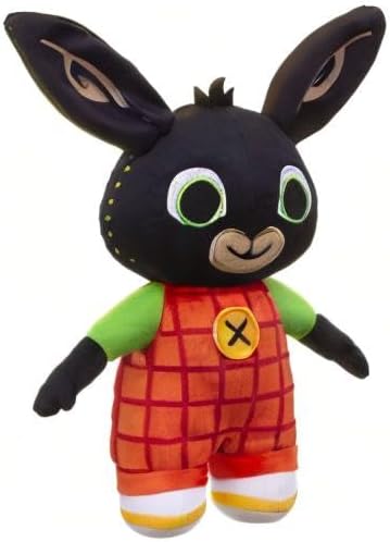 Giochi Preziosi Bing - Plüschtier 33 cm Sprecher Charakter Bing, drücken Sie den Knopf und erzählt I