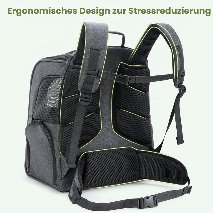 Pecute Katzenrucksack Hunderucksack Haustier Rucksack, Belastung Verringern Hundetasche, Katzentasch
