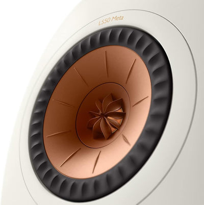 KEF LS50 Meta Regallautsprecher Mineral White, Monitorlautsprecher | HiFi | Heimkino | 40-100 Watt,