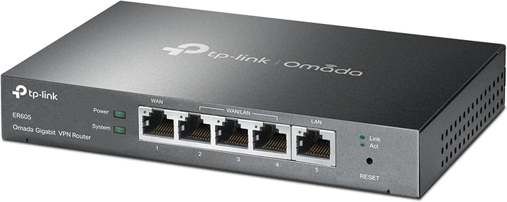 TP-Link TL-SG3428MP 28-Port Gigabit L2+ Managed Switch mit 24 PoE+ Ports Schwarz, v2.0 & ER605 5 Por