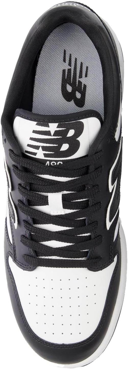 New Balance Herren Bb480 Sneaker 37 EU Schwarz, 37 EU Schwarz