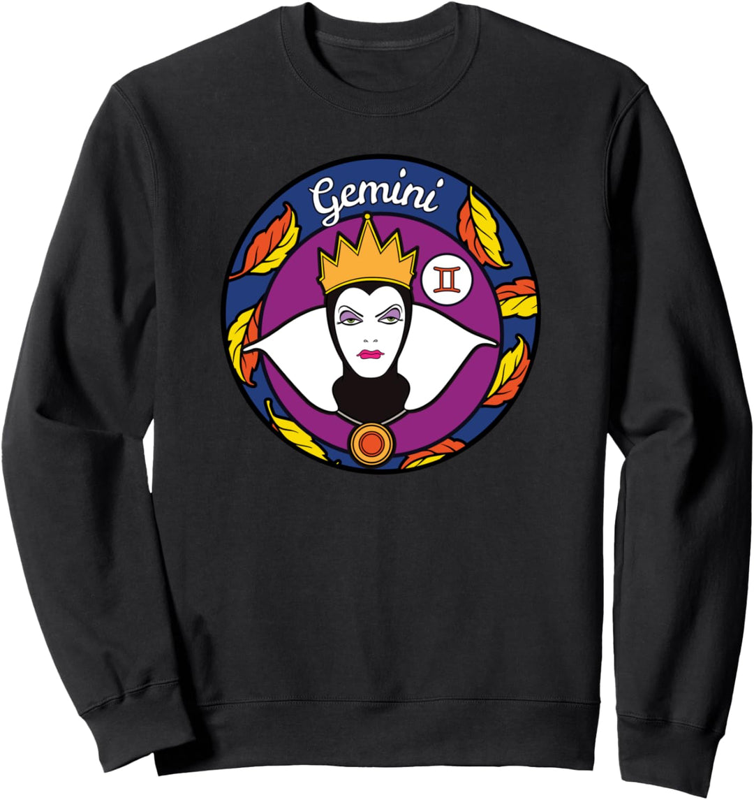 Disney Villains The Evil Queen Gemini Zodiac Sweatshirt