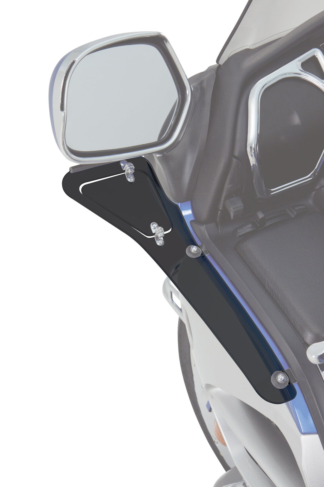 Show Chrome Accessories 52-665U Automotive-Side-Window-Wind-deflectors Oberer, Oberer