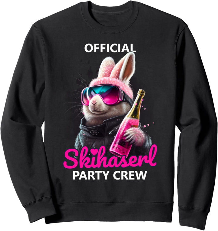 Skifahren Official Skihaserl Party Crew | Apres-Ski Sweatshirt