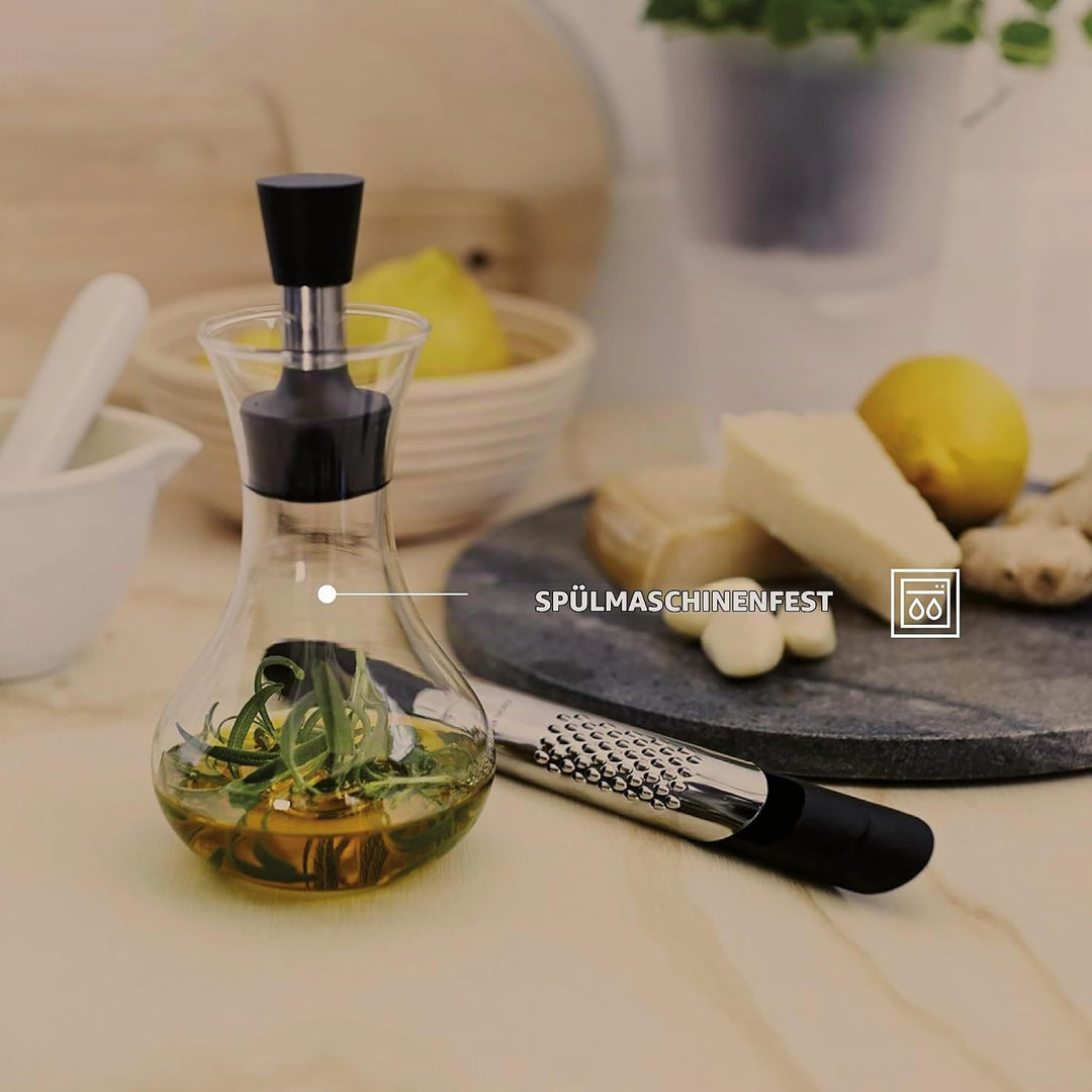 EVA SOLO | Dressing-Shaker | Tropffrei | 0,25 Liter | Ausgussdeckel | Transparent/Schwarz [Energiekl