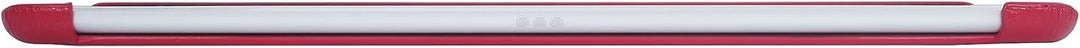 StilGut Leder-Cover kompatibel mit Apple iPad Pro 10.5" 2017 mit Keyboard Connector, Rot, Rot