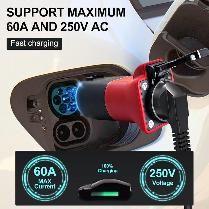 Adapter V2L für MG EV, Adapter Typ 2 auf Schuko, 3.5KW 16A 220V schuko Adapter von Fahrzeug zu Last,