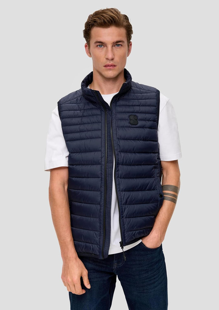 s.Oliver Herren Outdoor Weste Outdoor Weste L Blau, L Blau