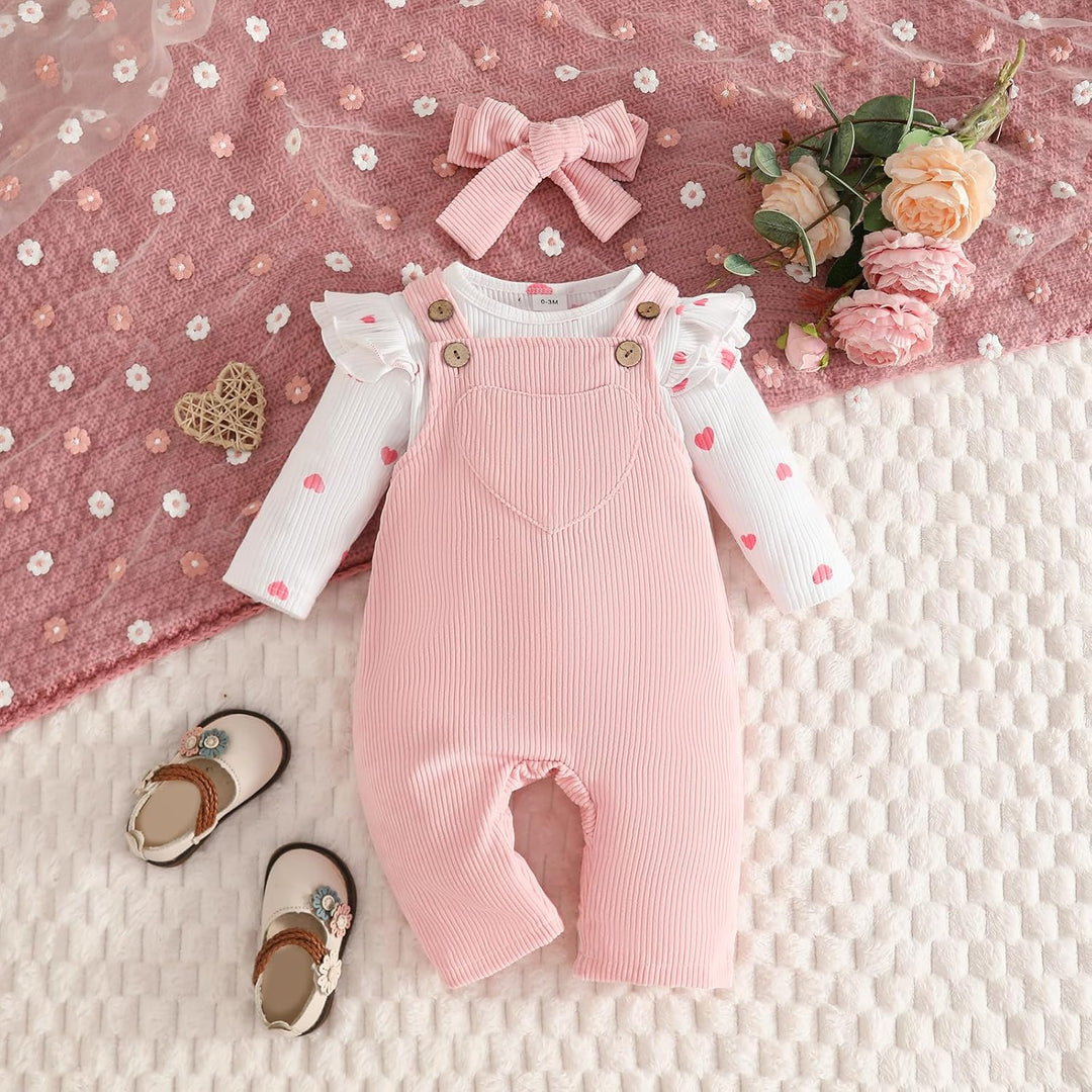 Baby Mädchen Kleidung Floral Tops Body Bär Latzhose Einstellbare Overalls Outfits Set 3-6 Monate ros