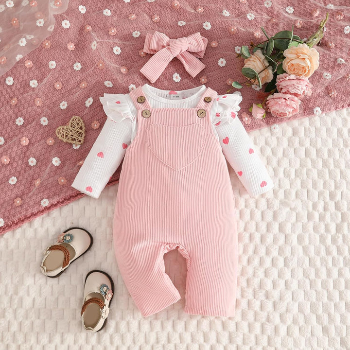 Baby Mädchen Kleidung Floral Tops Body Bär Latzhose Einstellbare Overalls Outfits Set 3-6 Monate ros